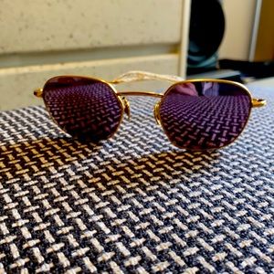 Krewe white sunglasses